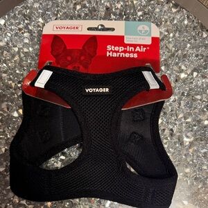 Voyager Black Step-In Air Dog Harness Size Small